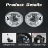 For Toyota Matrix Pontiac Vibe 2003 2004 2005 2006 2007 2008 Fog Light Lamps Clear Lens Bumper Headlights Driving Left/Right 12V - Image 5