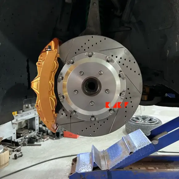 KLAKLE Auto Brake Systems GT6 Car Caliper Rotor Disc 380*34MM Big Brake Kit Front Wheel R20 Inches For BMW F30 335i For BMW E36 - Image 2
